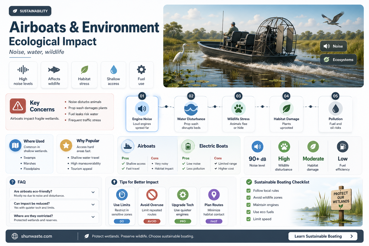 are airboats bad for the environment