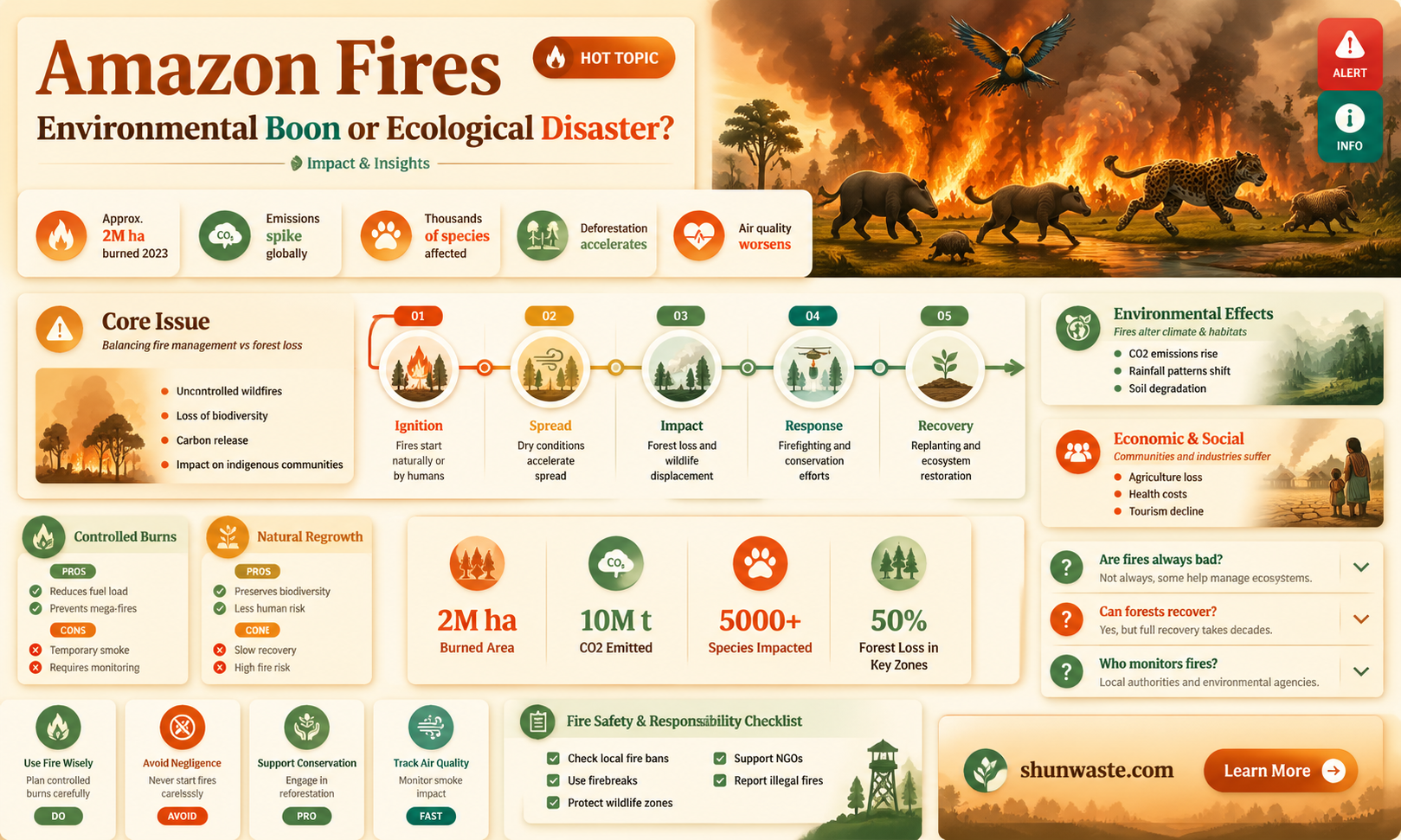 are amazon fires good for the environment