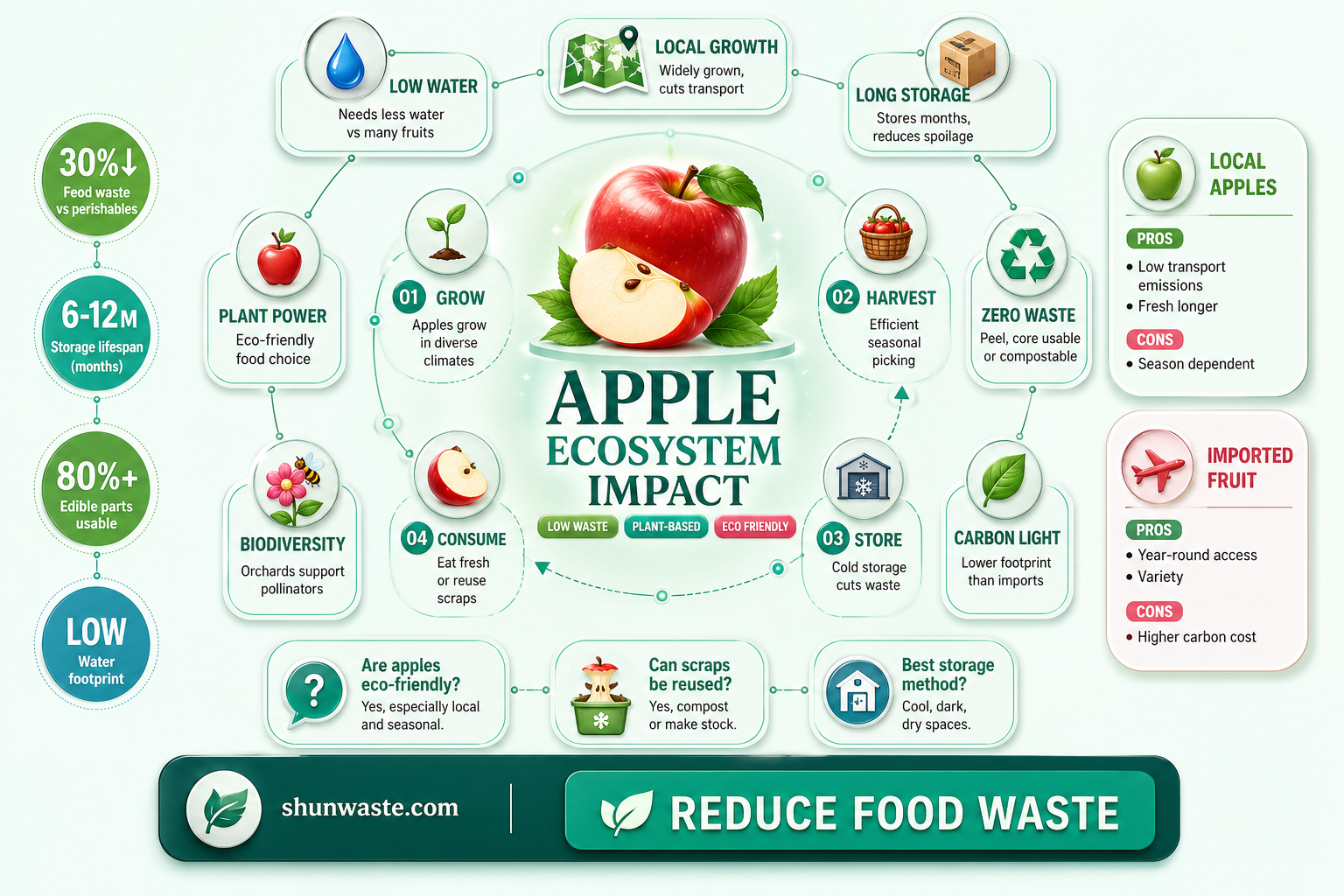 are apples good for the environment