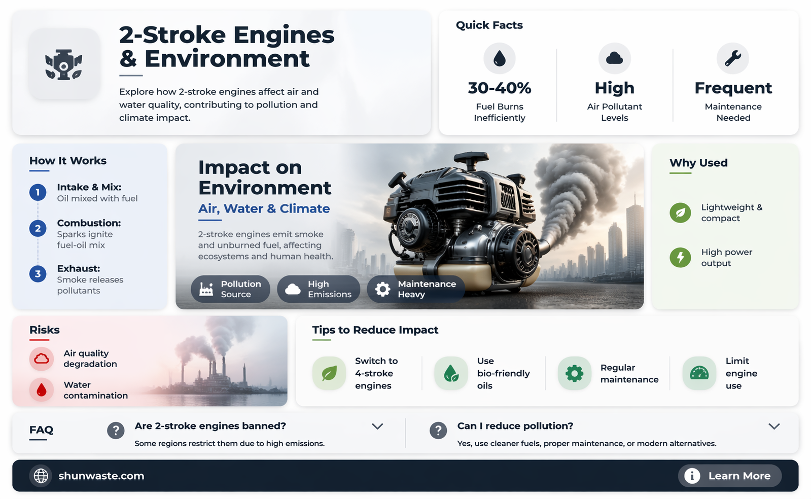 are 2 stroke engines bad for the environment