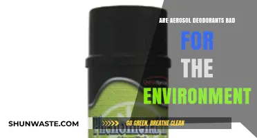 Aerosol Deodorants: Environmental Impact and Sustainable Alternatives Explored