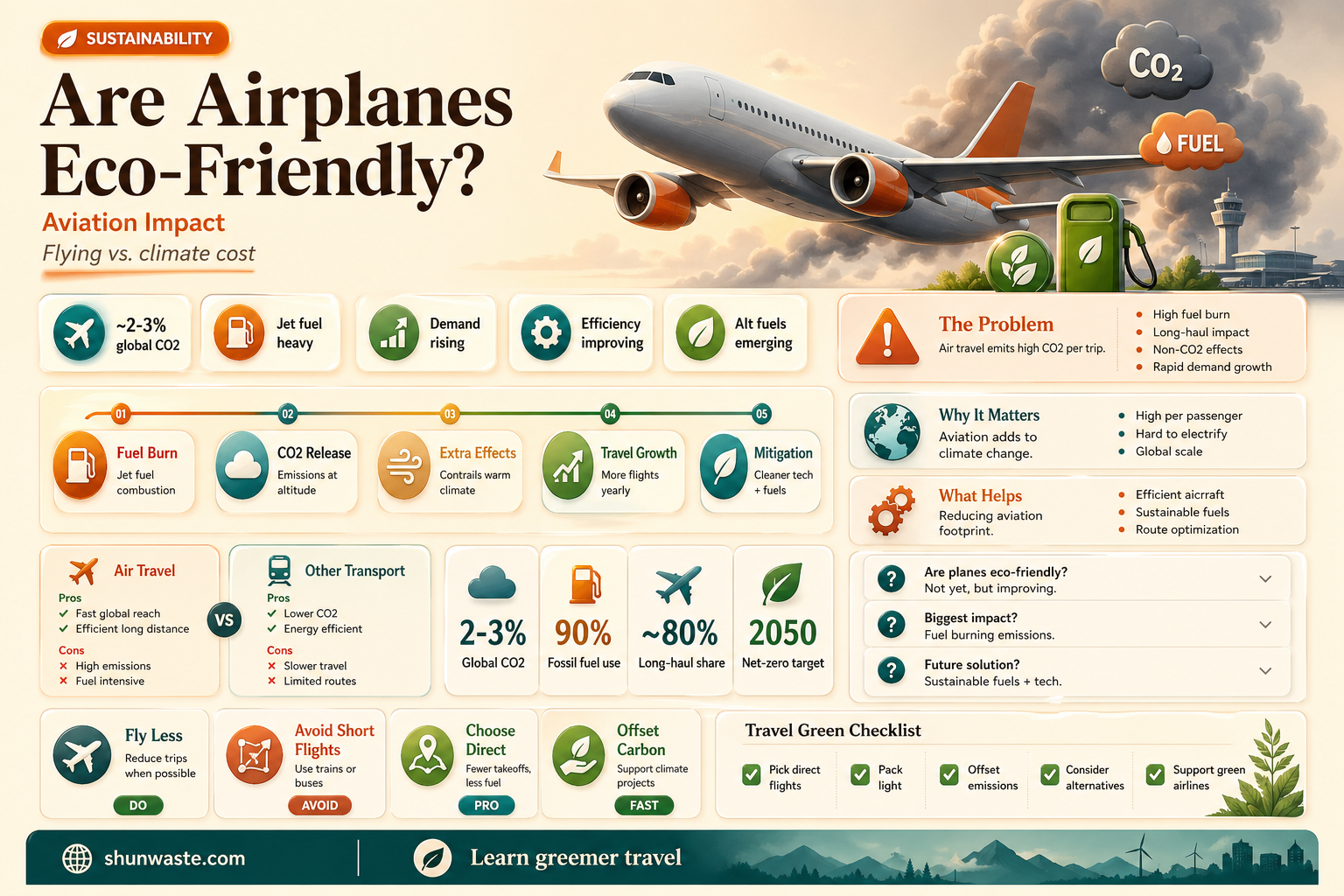 are airplanes good for the environment