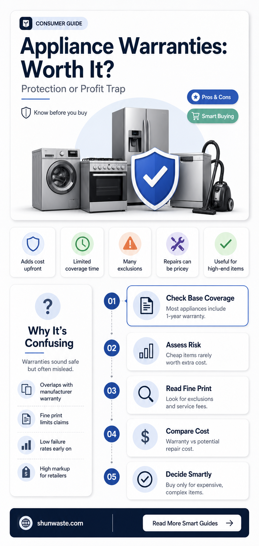 are appliances warranty a waste of money