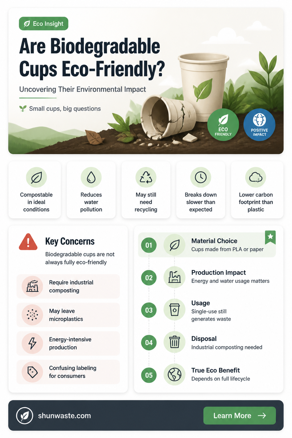 are biodegradable cups good for the environment