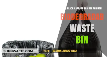 Black Garbage Bags: Effective Solution for Non-Biodegradable Waste Disposal?