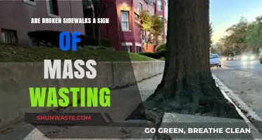 Broken Sidewalks: Indicators of Mass Wasting or Urban Neglect?