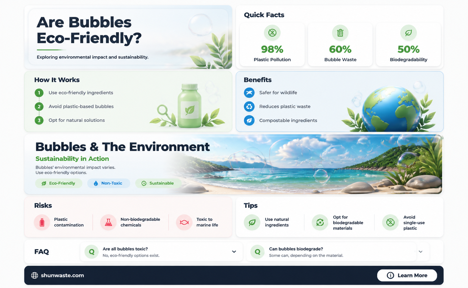 are bubbles bad for the environment