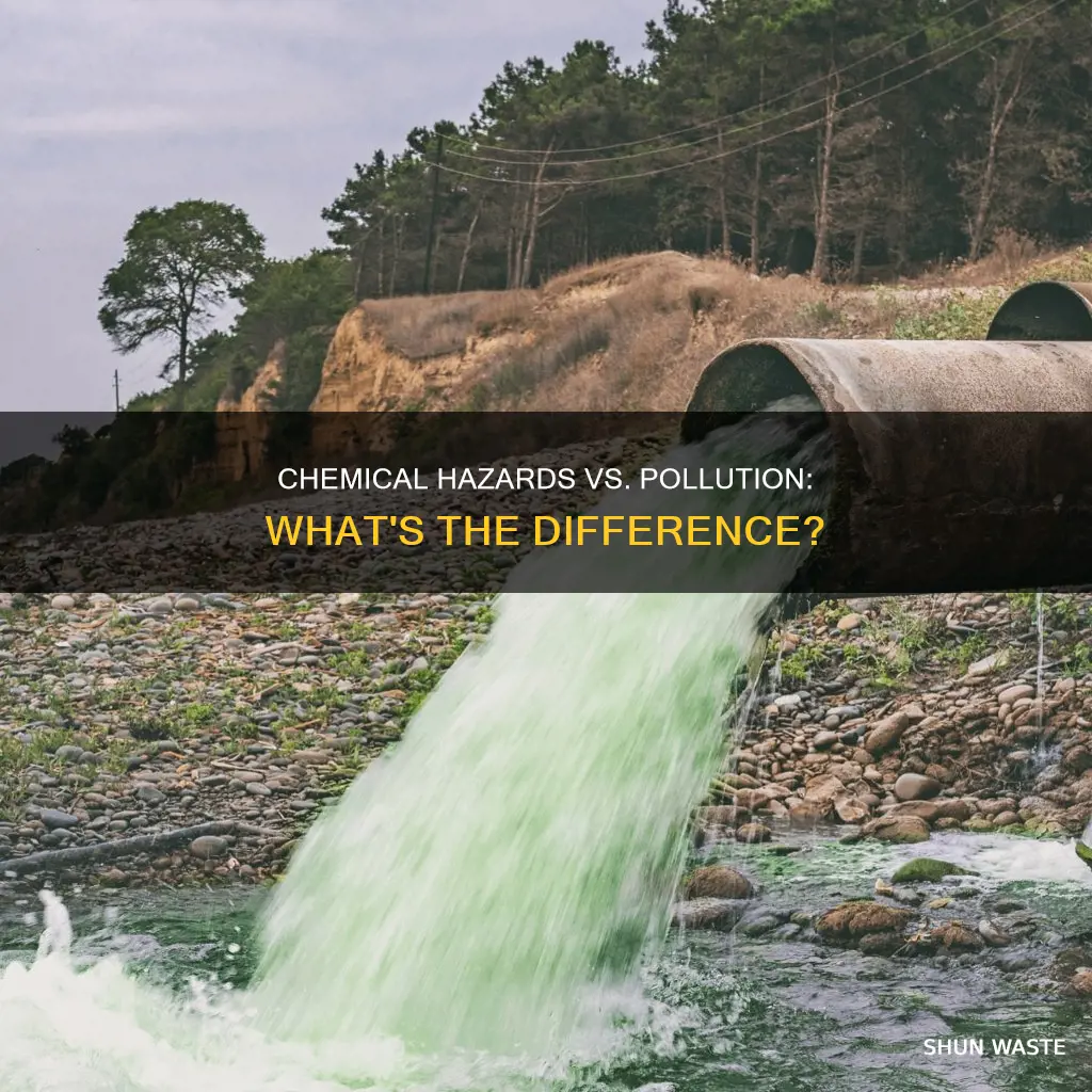are chemical hazards and pollution the same thing explain
