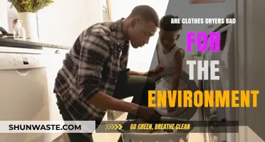 Clothes Dryers' Environmental Impact: Energy Use, Emissions, and Sustainability Concerns