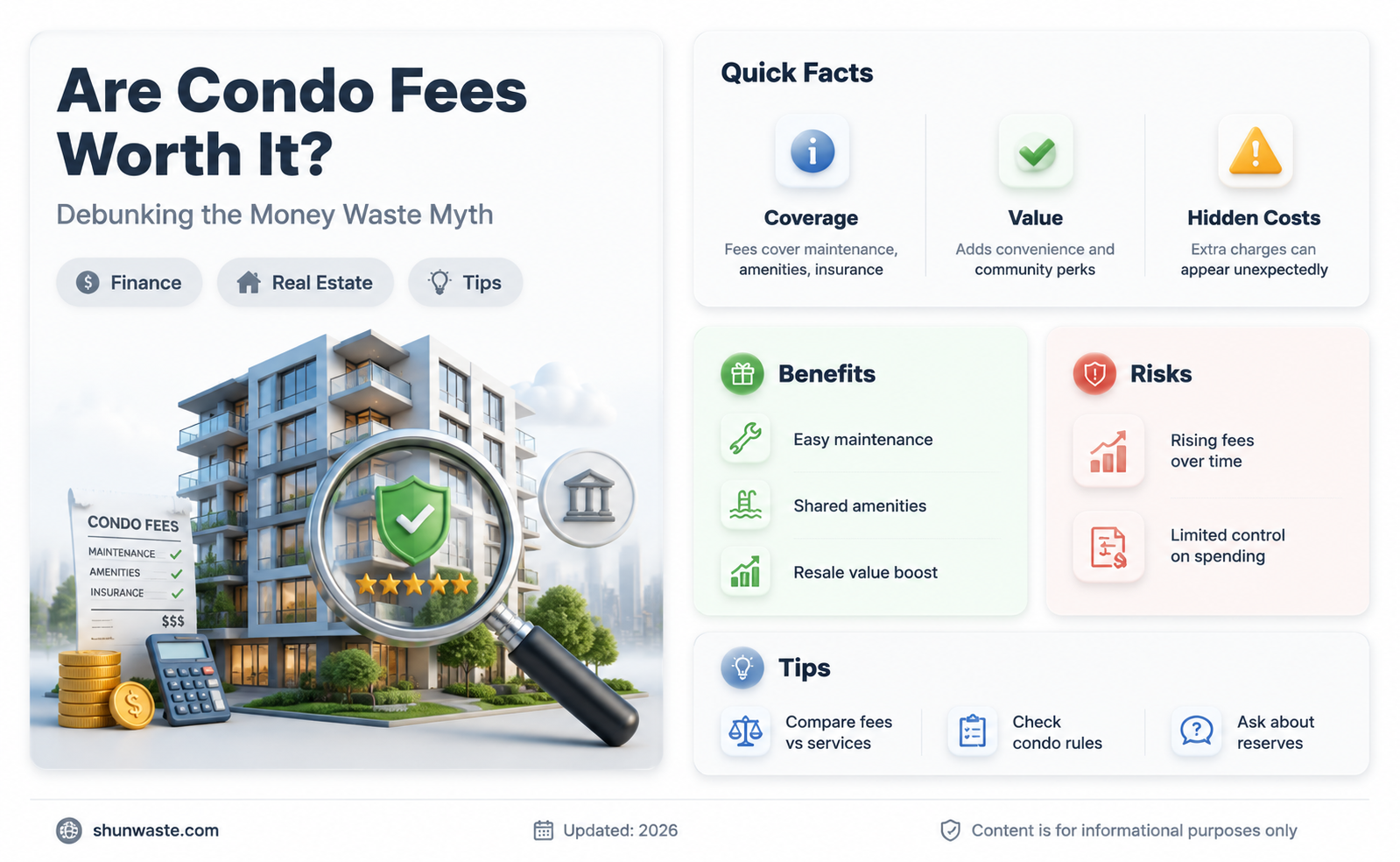 are condo fees a waste of money
