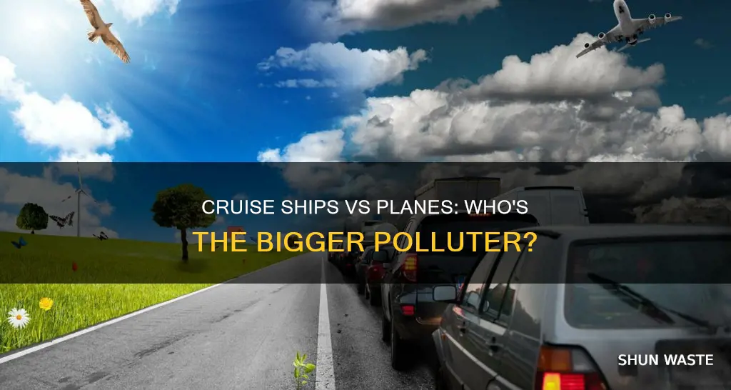 are cruise ships more polluting than planes