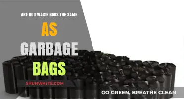 Dog Waste Bags vs. Garbage Bags: Are They Interchangeable?