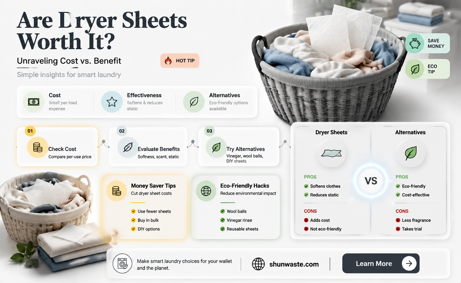 are dryer sheets a waste of money