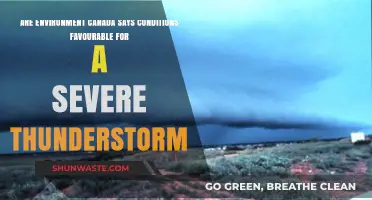 Environment Canada Warns: Severe Thunderstorm Conditions Likely Today