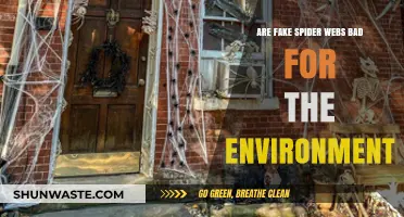 Are Fake Spider Webs Eco-Friendly? Environmental Impact Explained