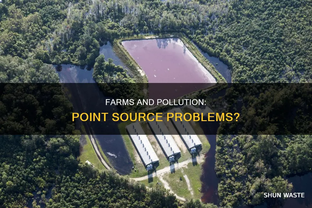 are farms point source pollution