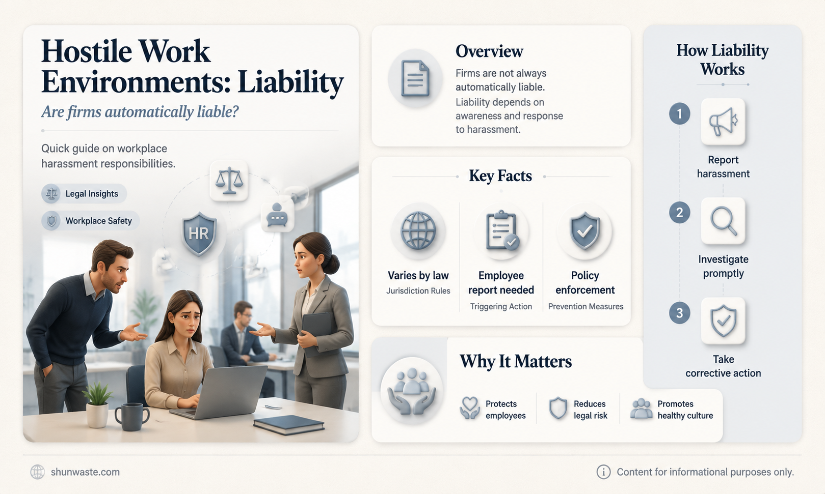 are firms automatically liable for hostile work environment