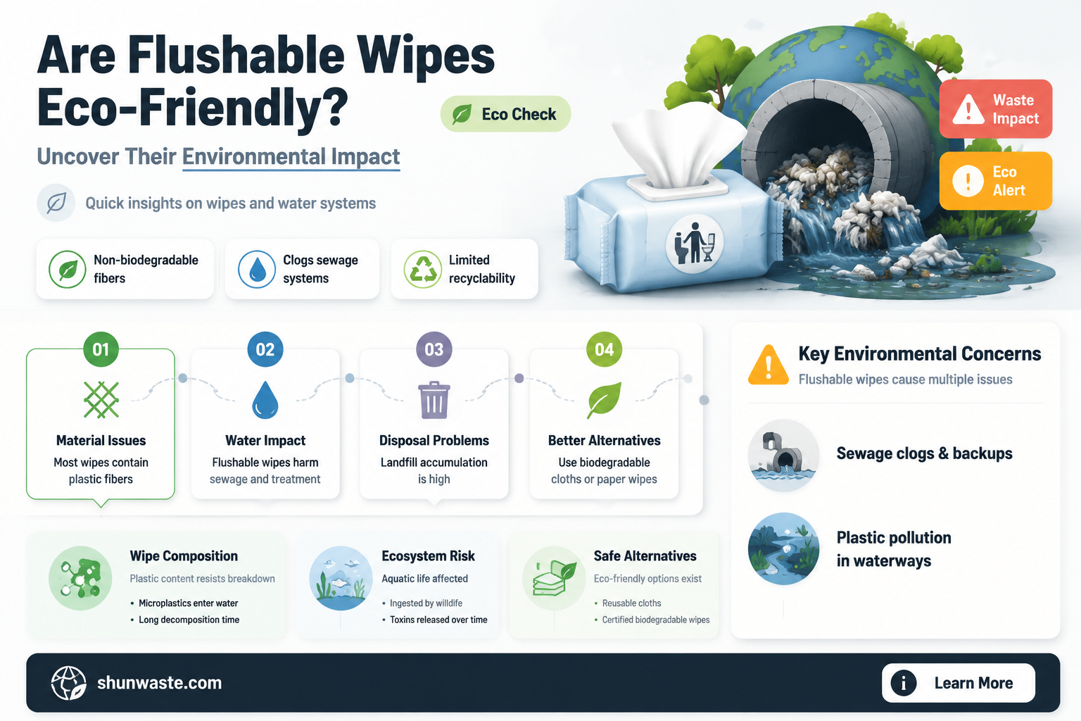 are flushable wipes good for the environment