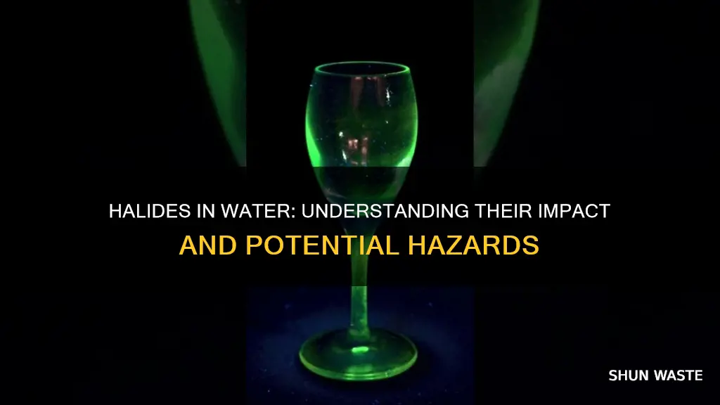 are halides water pollutants