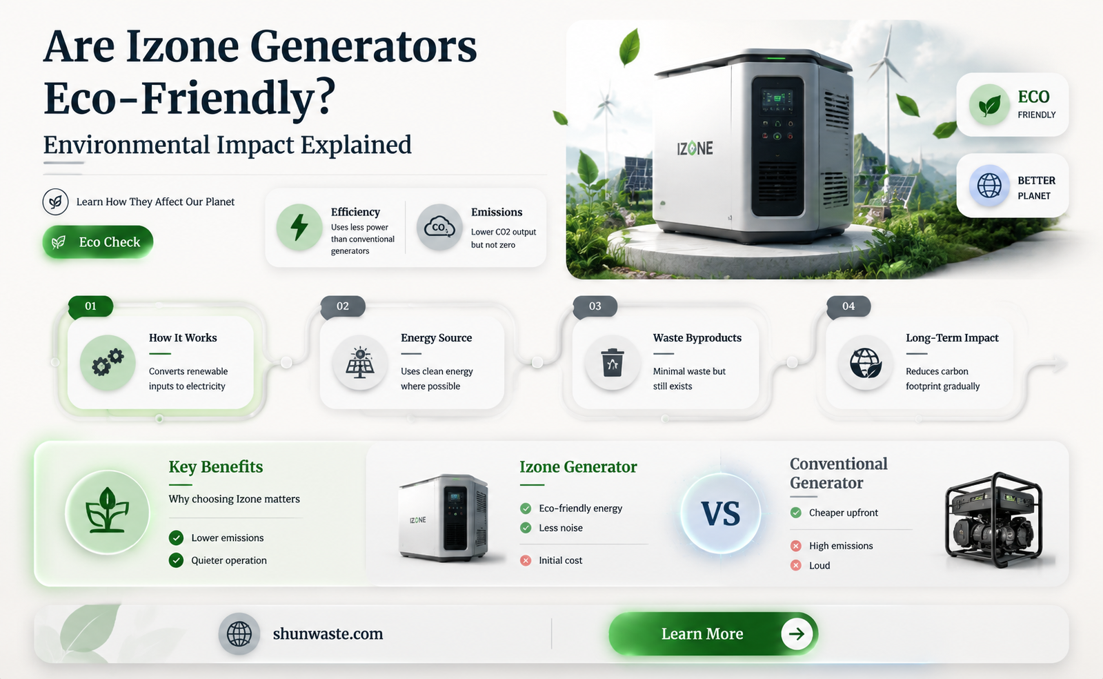 are izone generators good for environment
