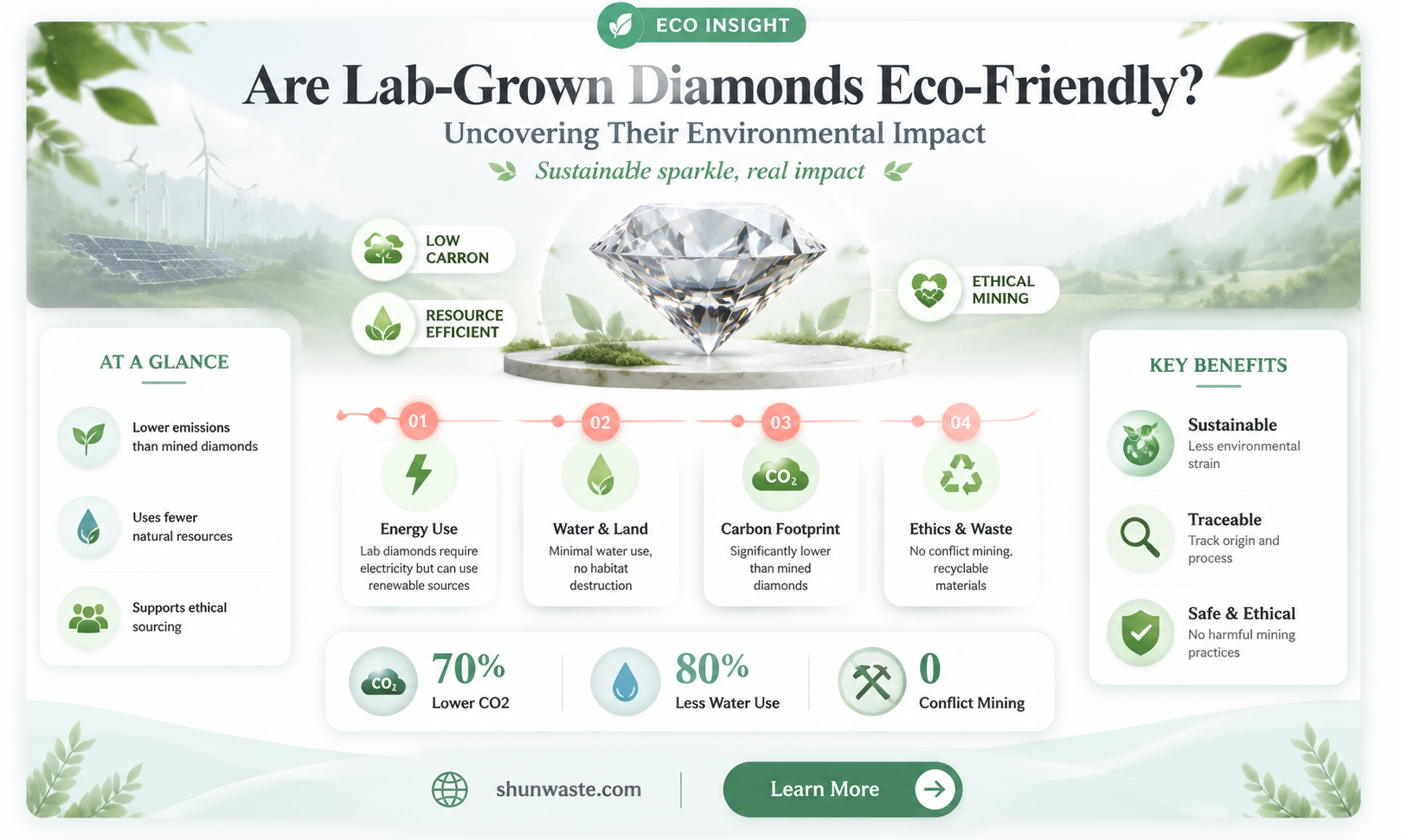 are lab grown diamonds bad for the environment