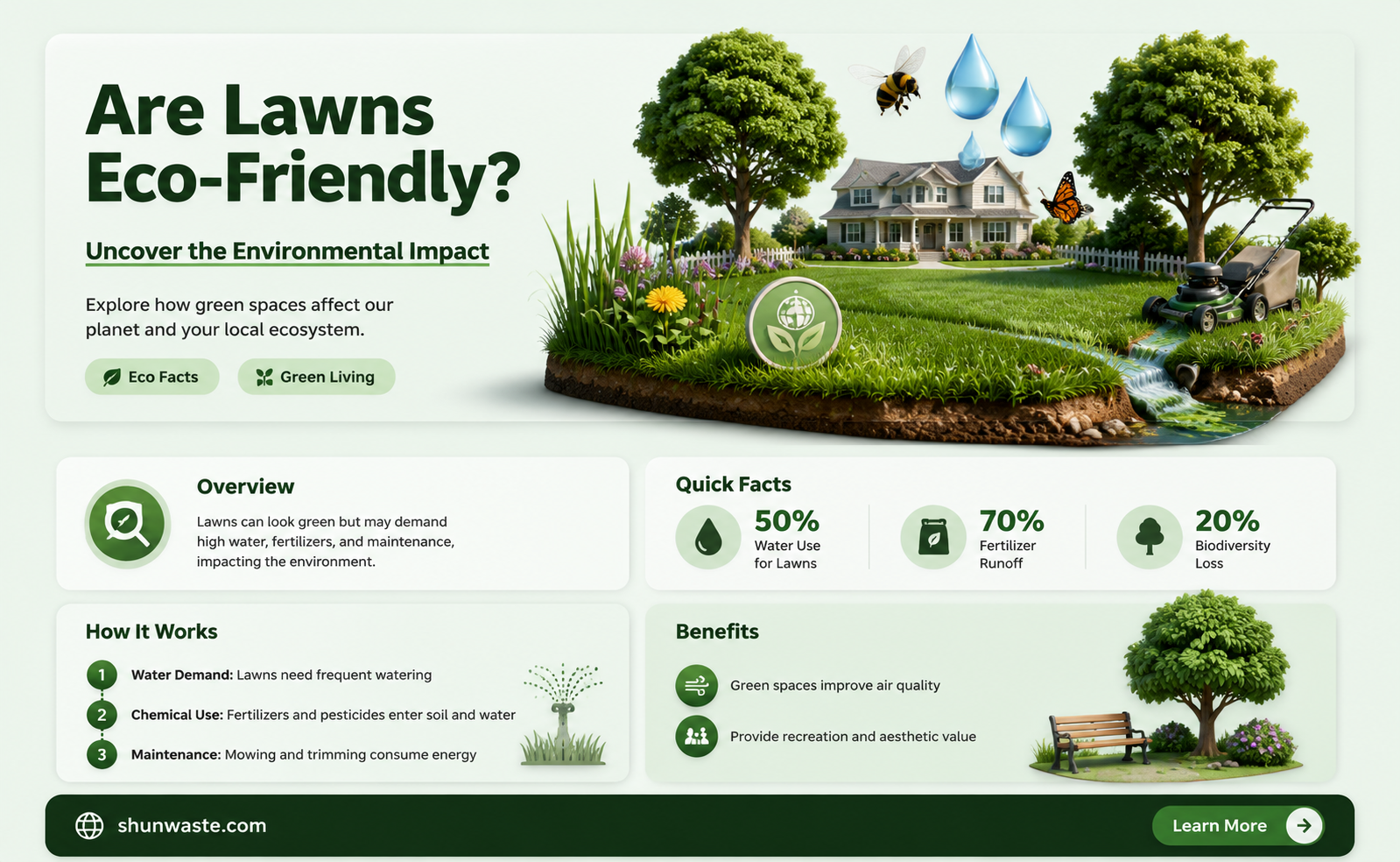 are lawns bad for the environment
