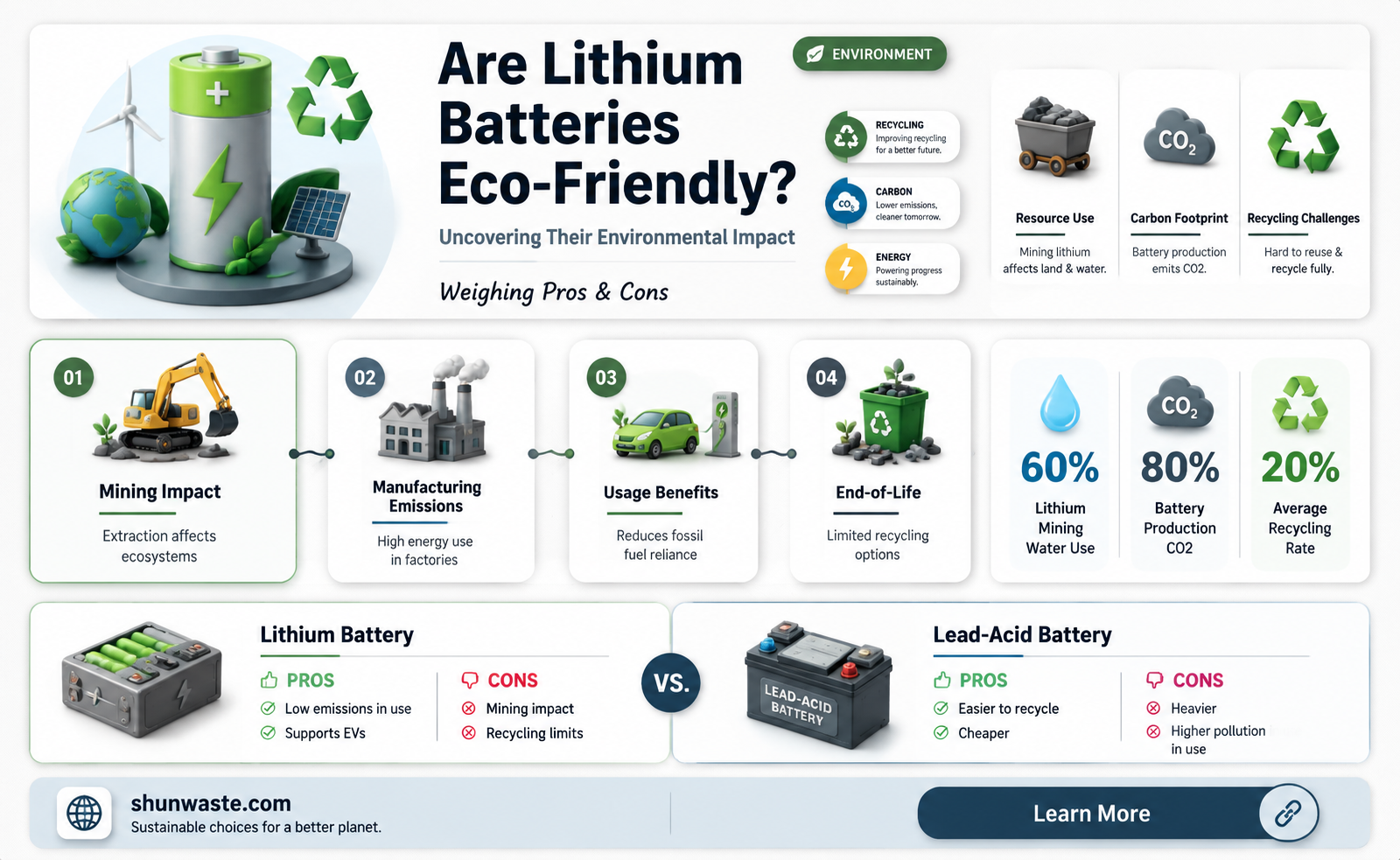 are lithium batteries good for the environment
