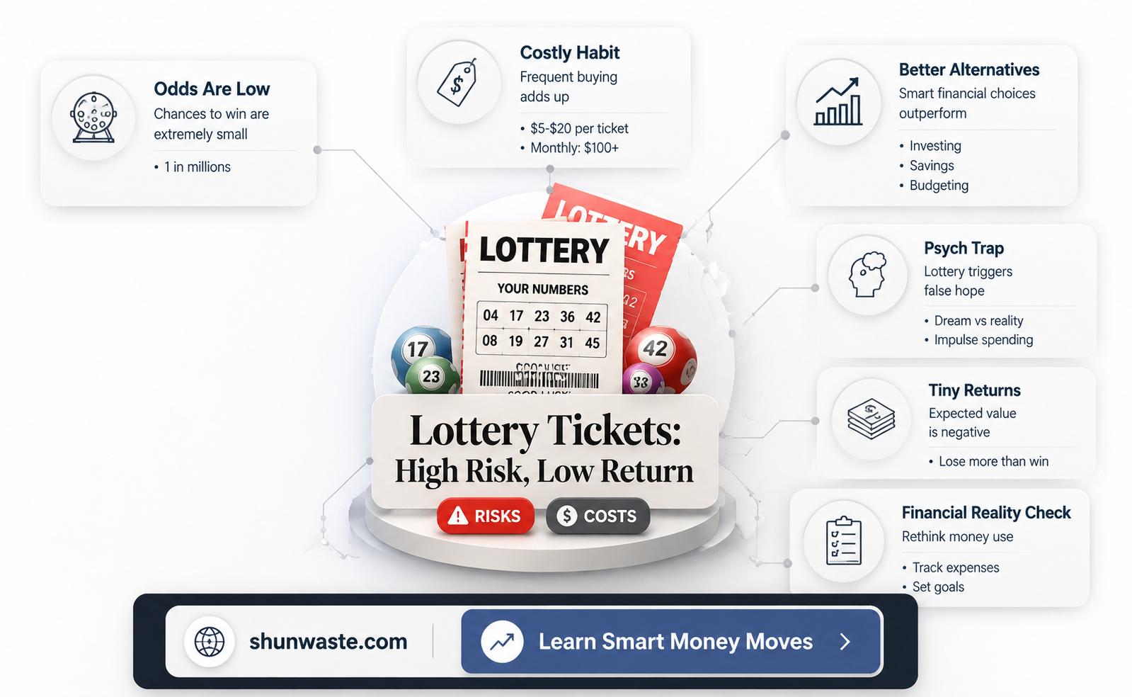 are lottery tickets a waste of money