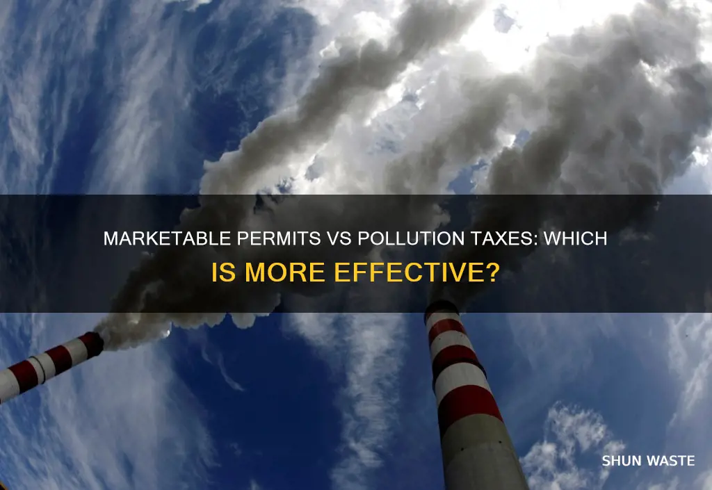 are marketable permits more effective than pollution taxes