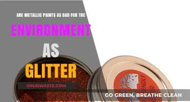 Metallic Paints vs. Glitter: Which Eco-Offender is Worse?
