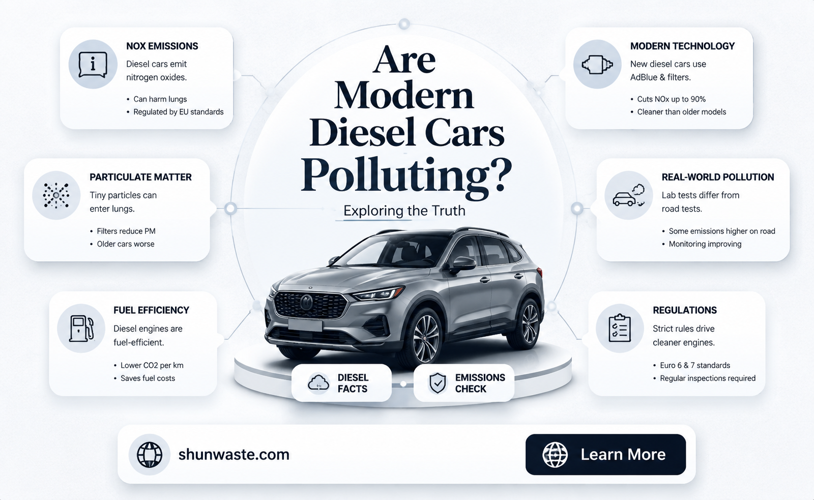 are modern diesel cars polluting