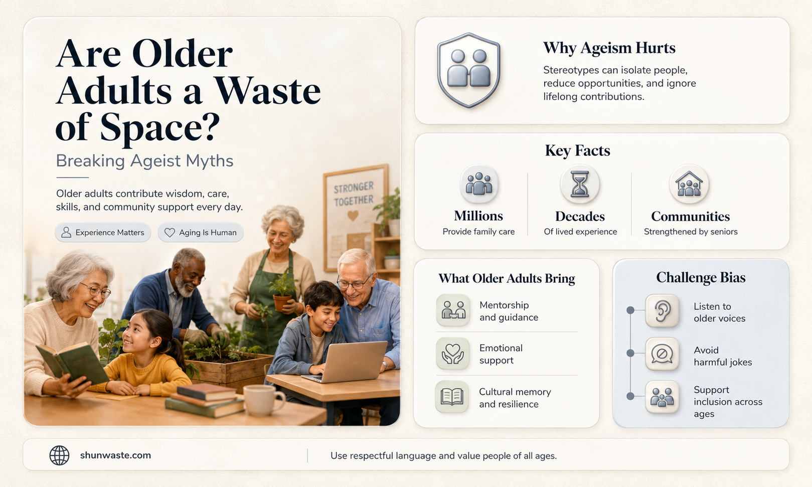 are old people a waste of space