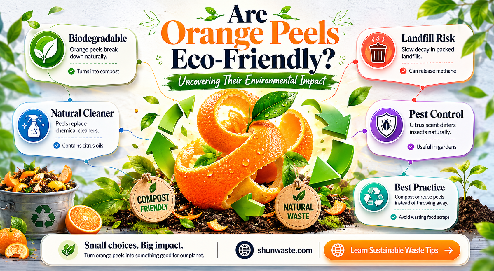 are orange peels bad for the environment