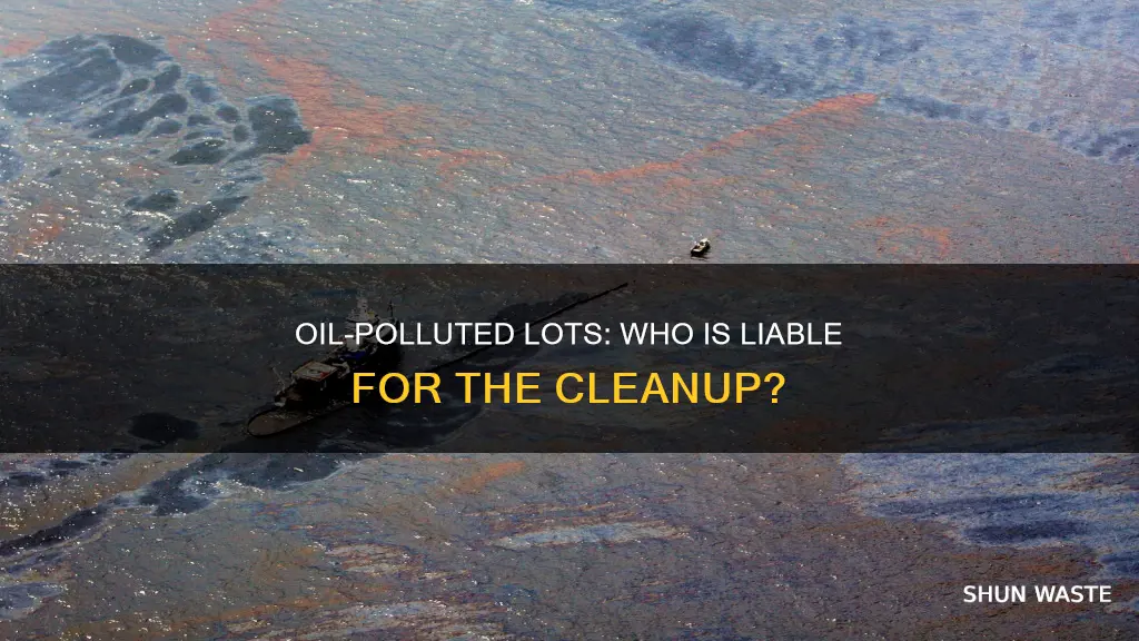 are owned of oil polluted lot liable