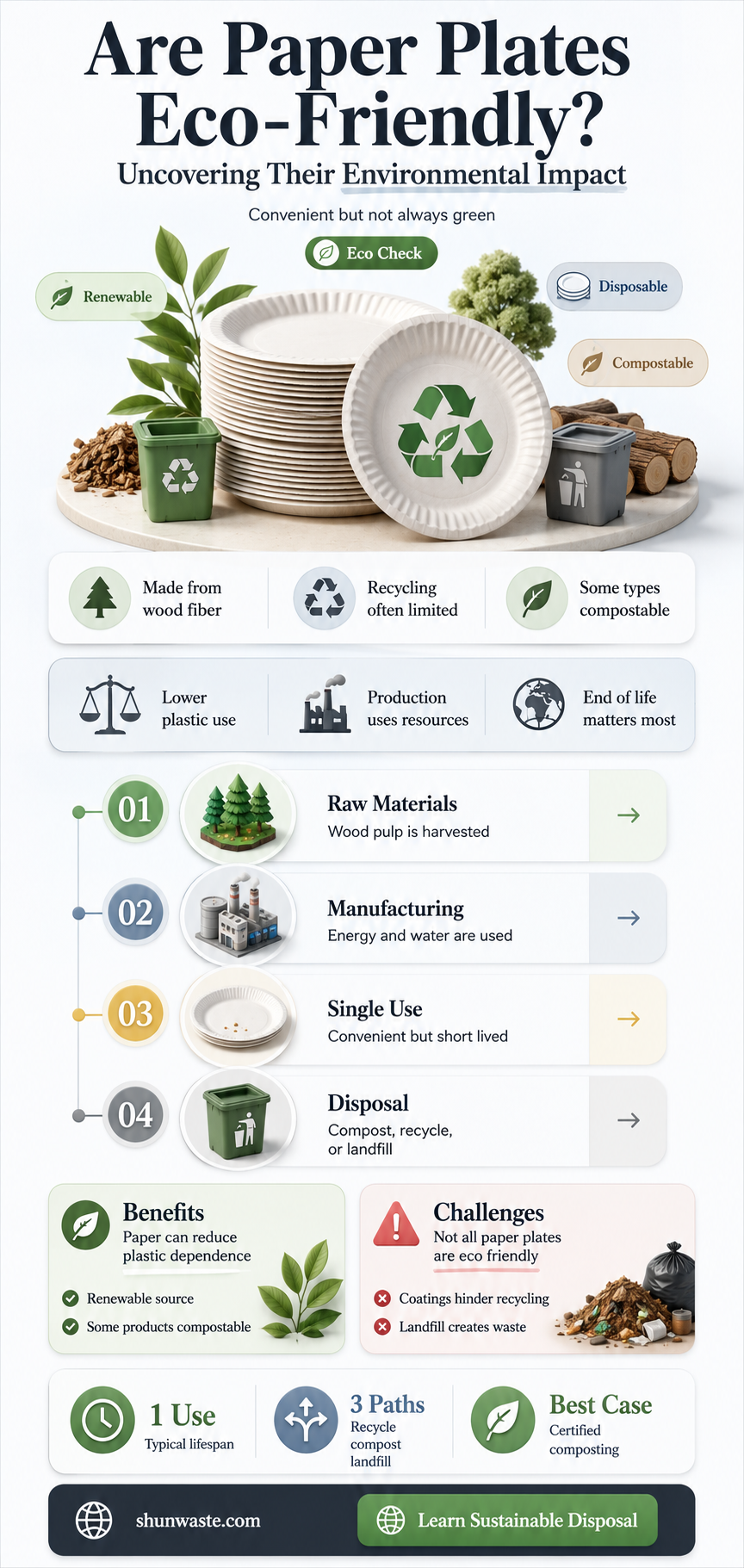 are paper plates good for the environment