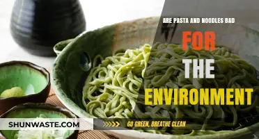 Pasta vs. Noodles: Unraveling Their Environmental Impact and Sustainability