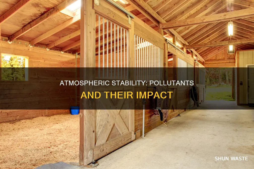 are pollutants associated with stable atmosphere