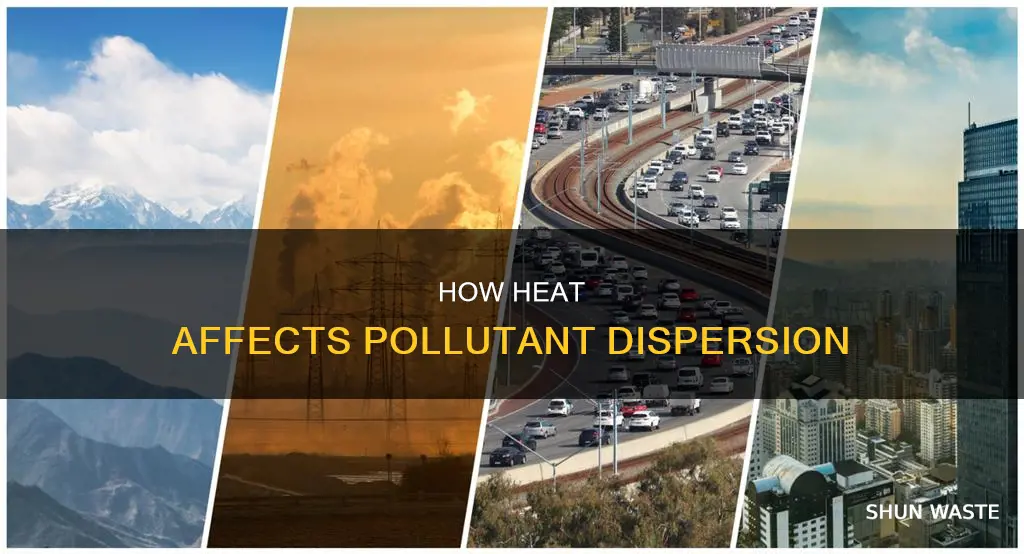are pollutants concentrated or dispersed with heat