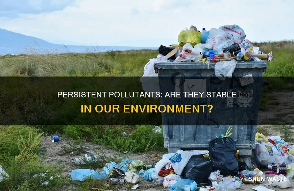 are pops persistent organic pollutants stable in environment
