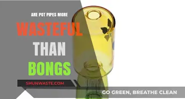 Pot Pipes vs. Bongs: Which Smoking Method Wastes More?