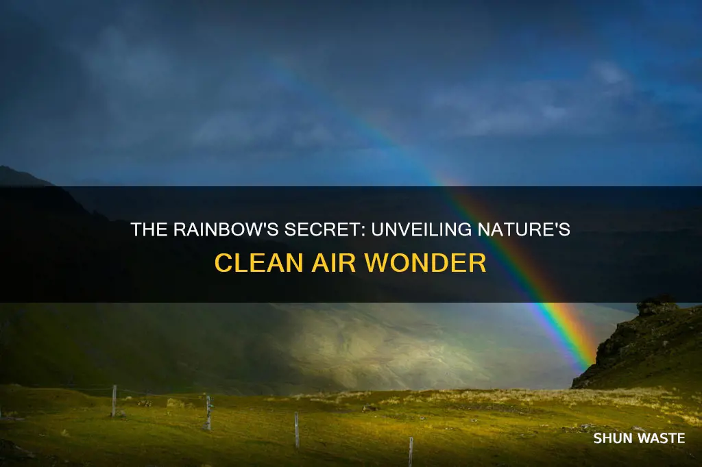 are rainbows caused by pollution