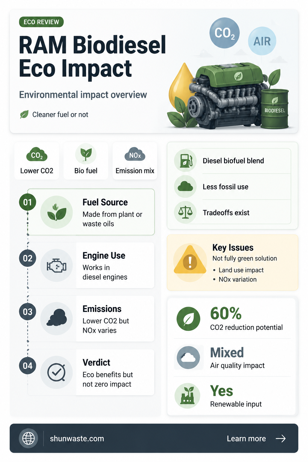 are ram biodisel good for the environment