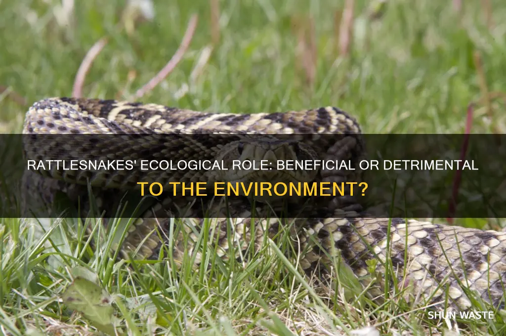 are rattlesnakes good for the environment