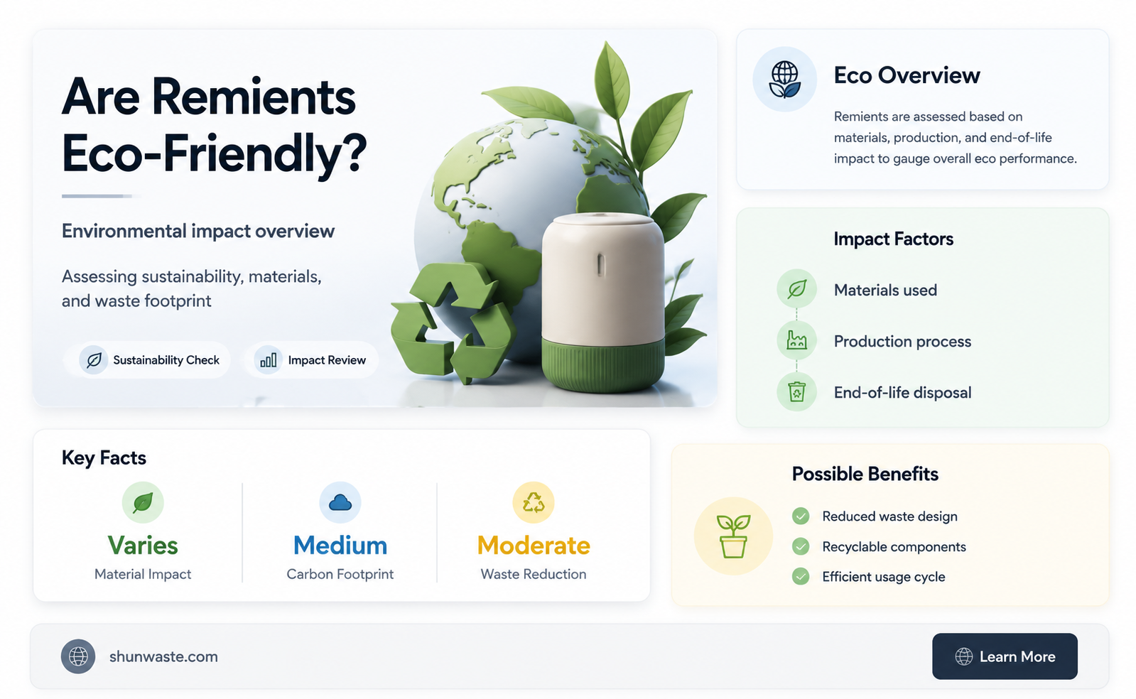 are remients good for the environment