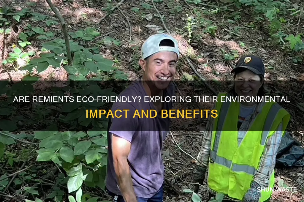 are remients good for the environment