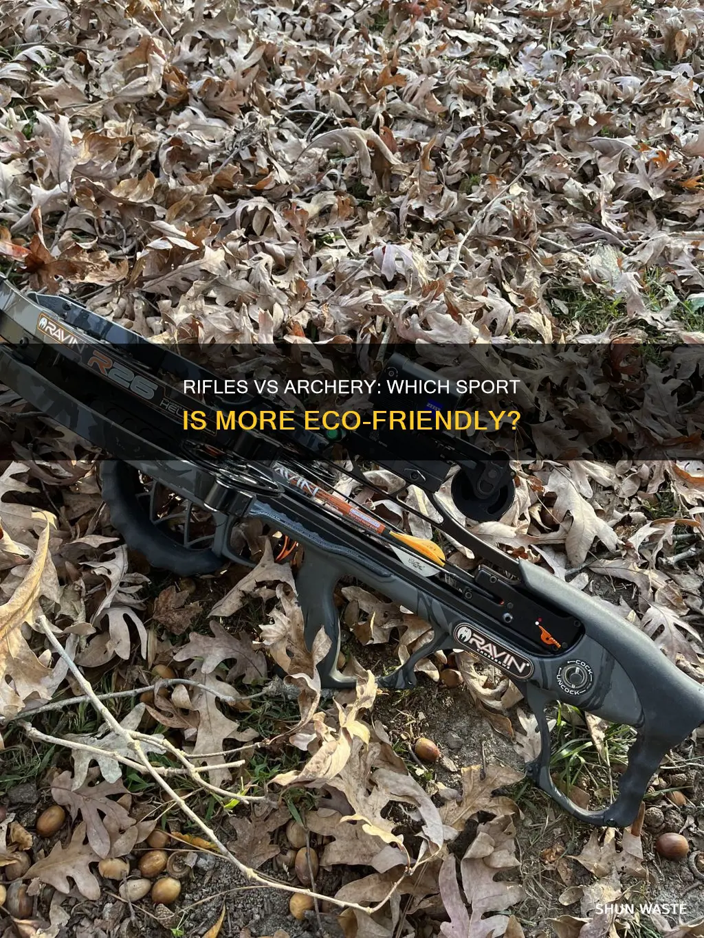 are rifles more pollutive than archery