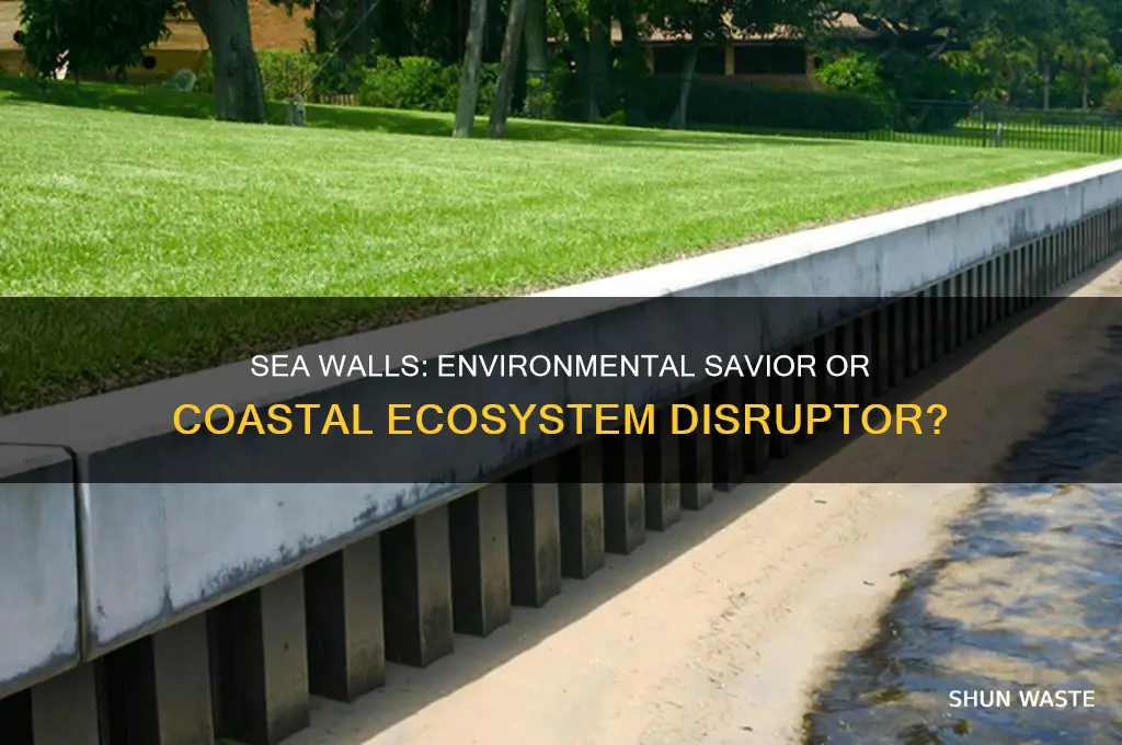 are sea walls good for the environment