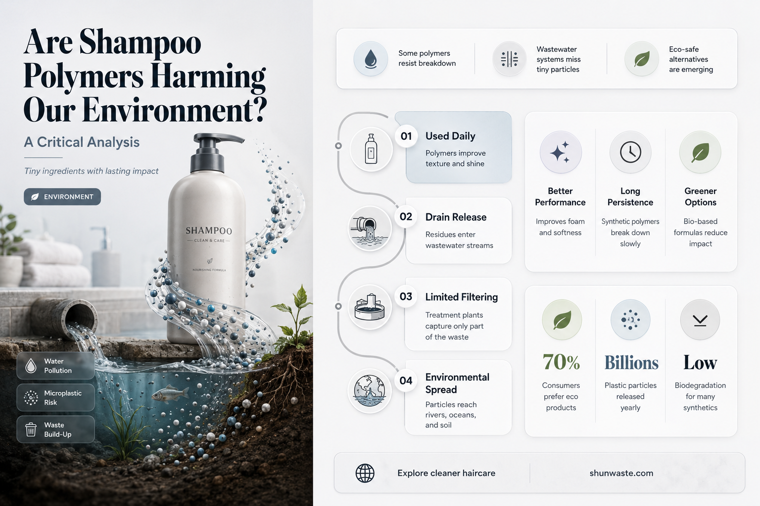 are polymers in shampoo bad for the environment