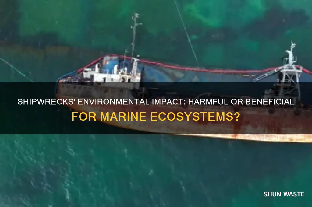 are shipwrecks bad for the environment