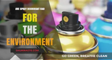 Spray Deodorants: Environmental Impact and Sustainable Alternatives Explored